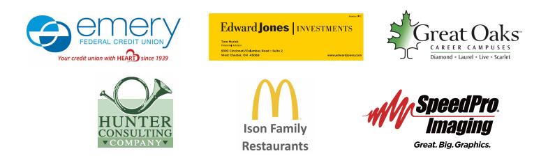 Gold level sponsor's logos